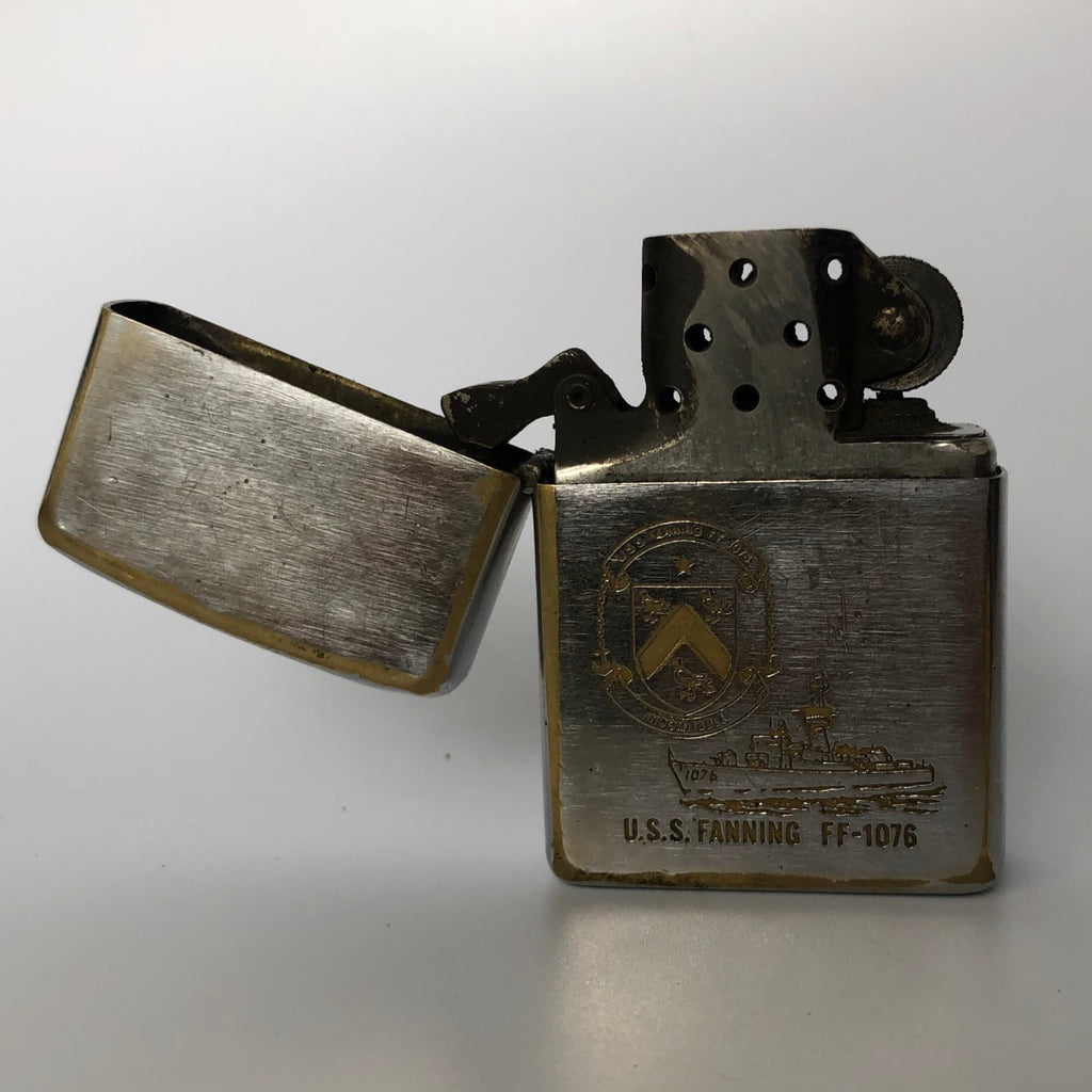 Vintage Zippo Lighter USS Fanning