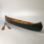 Vintage Wood Canoe Scale Model